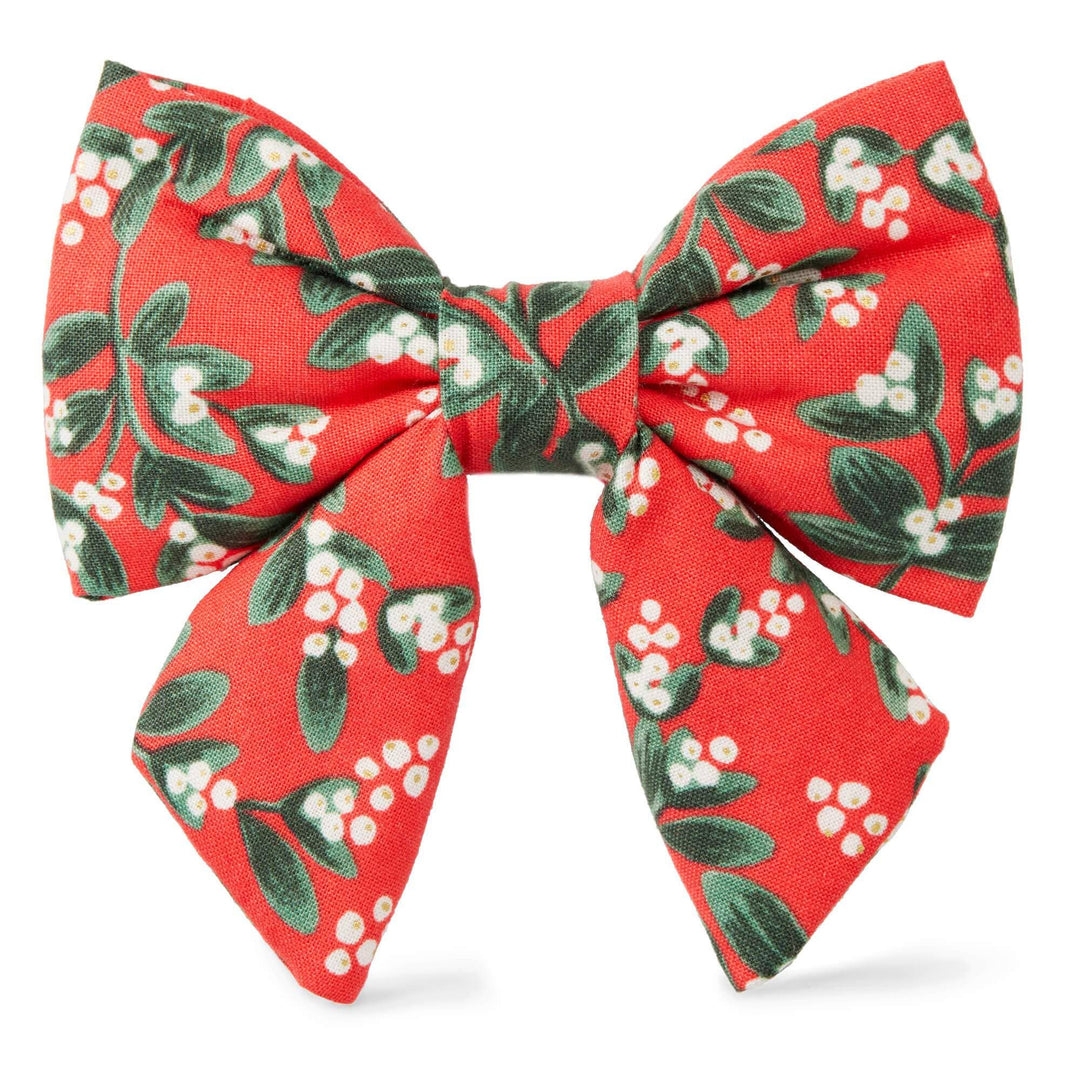 Foggy Dog Rifle Paper Co. x TFD 'Mistletoe' Lady Dog Bow