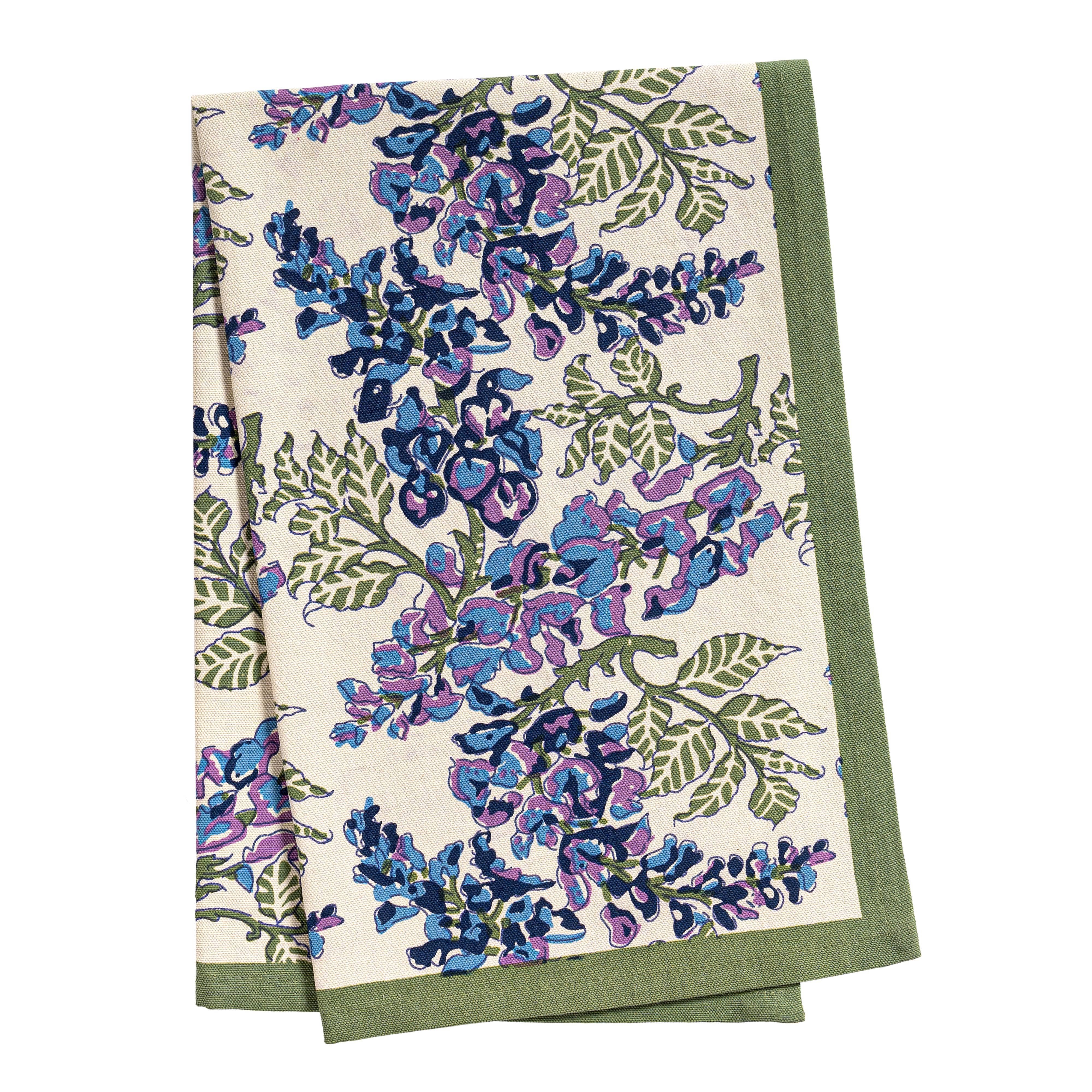 Wisteria Blue & Green | Tea Towels