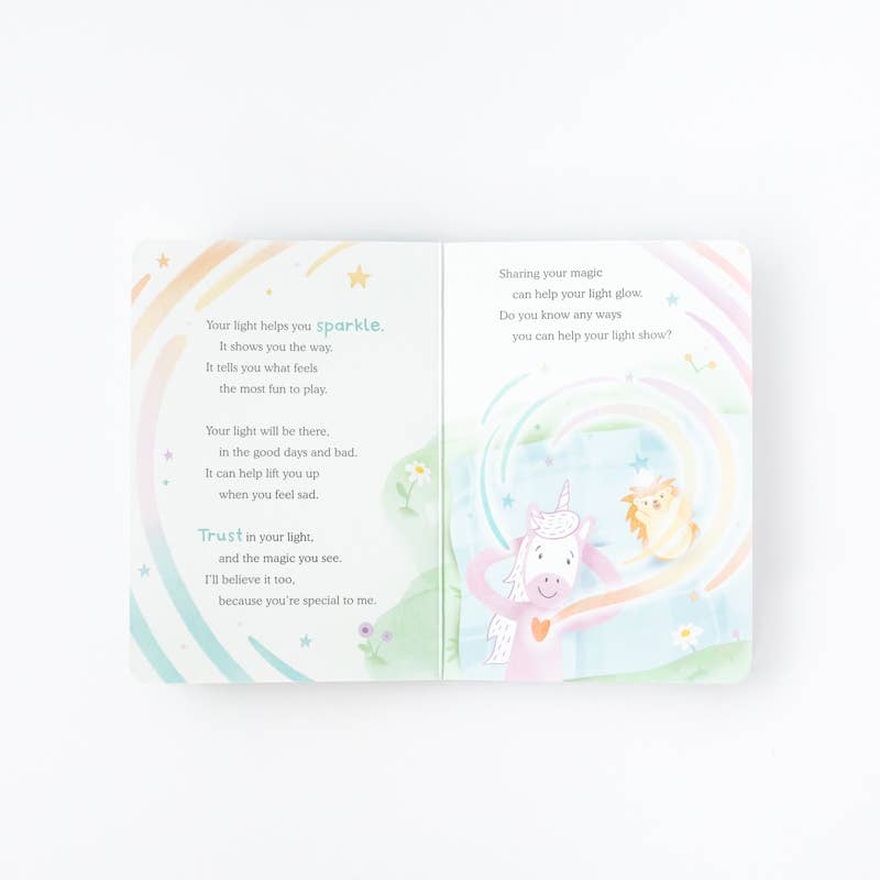 Unicorn's Authenticity Plush Snuggler Set - with 2 books!