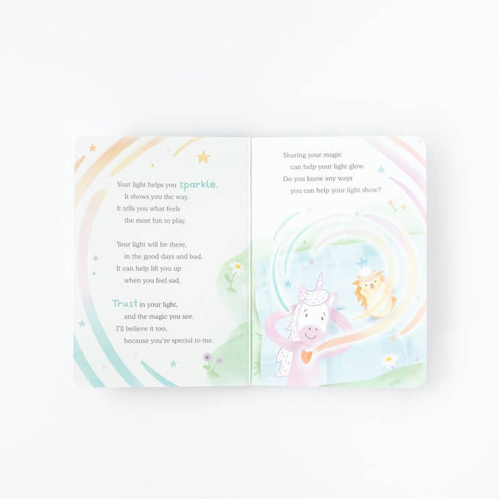 Unicorn's Authenticity Plush Snuggler Set - with 2 books!