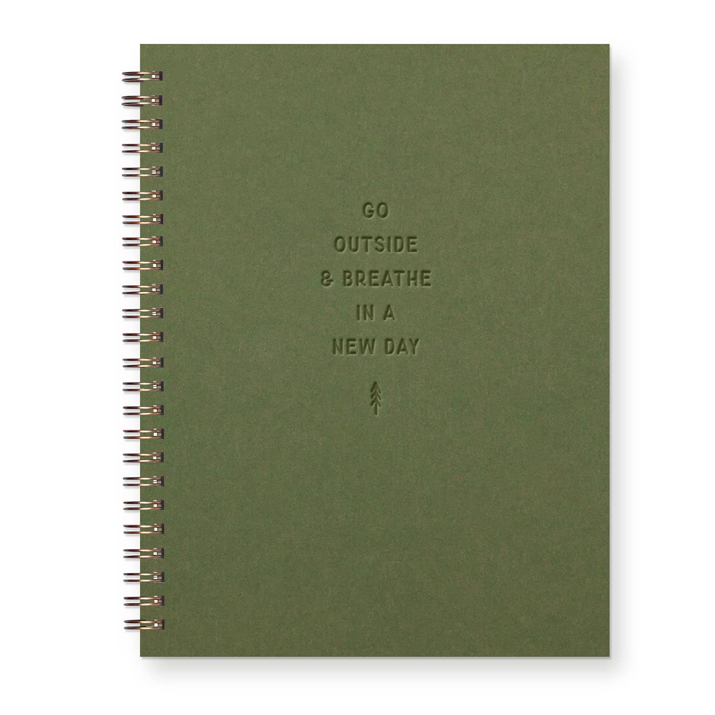 Breathe in a New Day Journal: Lined Notebook