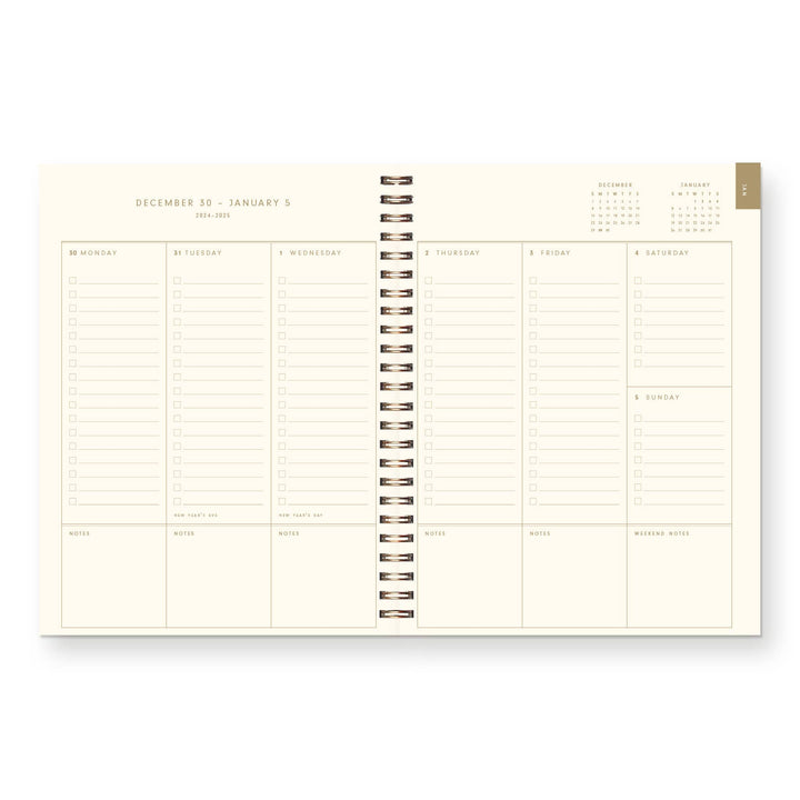 2026 Lemon Pattern Dated Planner : Calendar Year