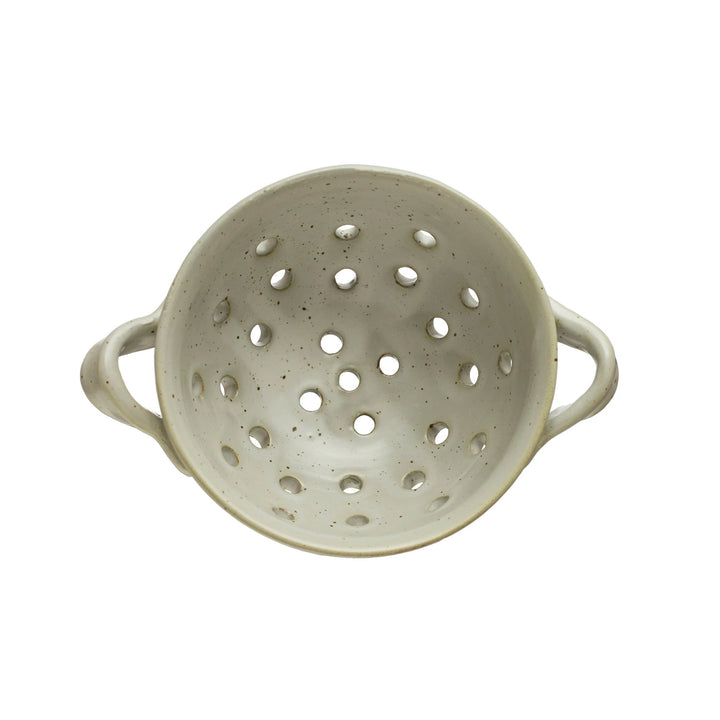 Natural Stoneware Berry Bowl