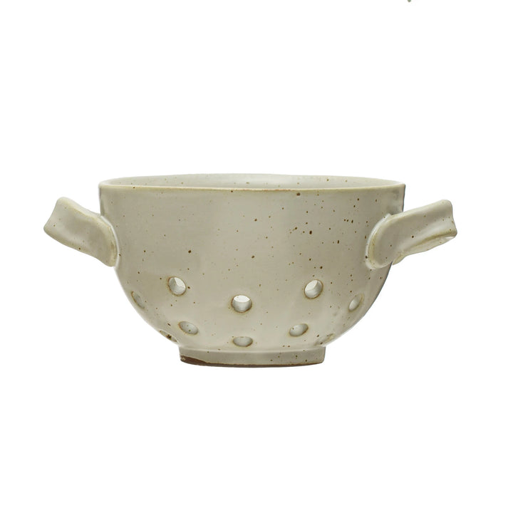 Natural Stoneware Berry Bowl