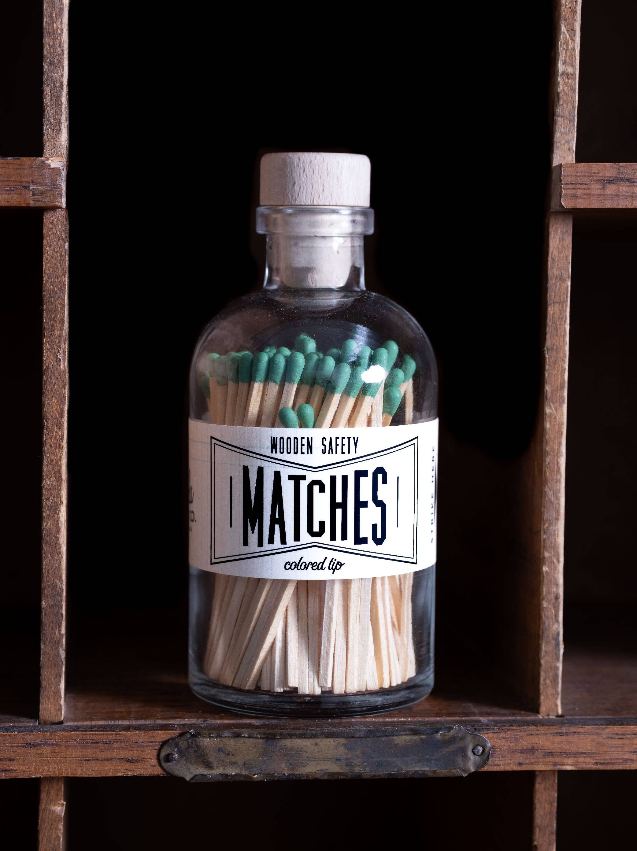 Vintage Apothecary Green Matches