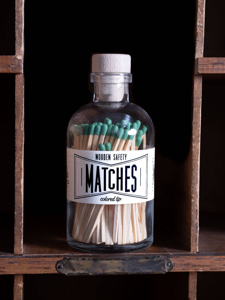 Vintage Apothecary Green Matches