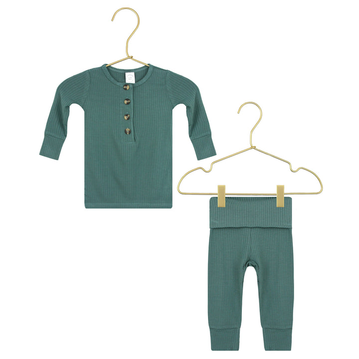 Lou Lou & Co Ribbed Top + Bottoms - "Pierce"