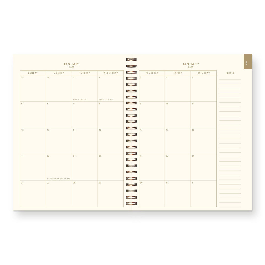 2026 Lemon Pattern Dated Planner : Calendar Year