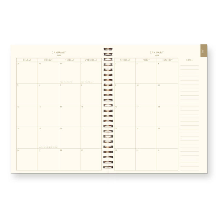 2026 Lemon Pattern Dated Planner : Calendar Year
