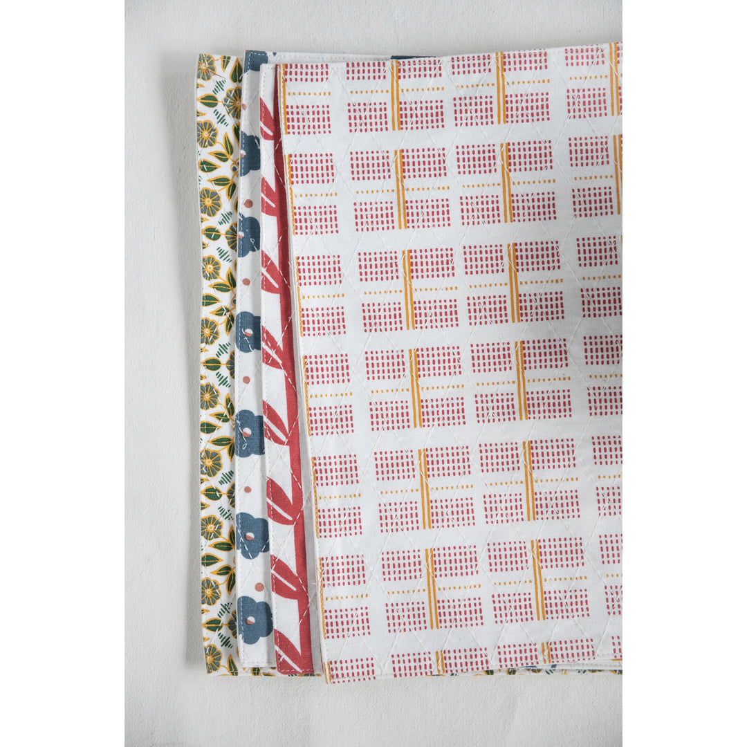 Cotton Printed Placemat, 4 Styles