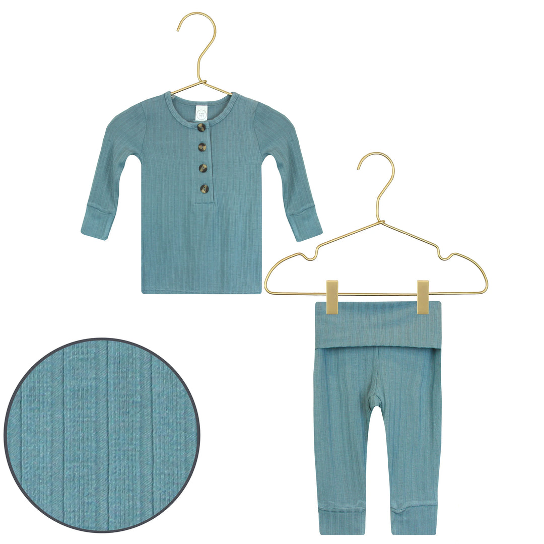 Lou Lou & Co Top + Bottoms - "Duke Ribbed"