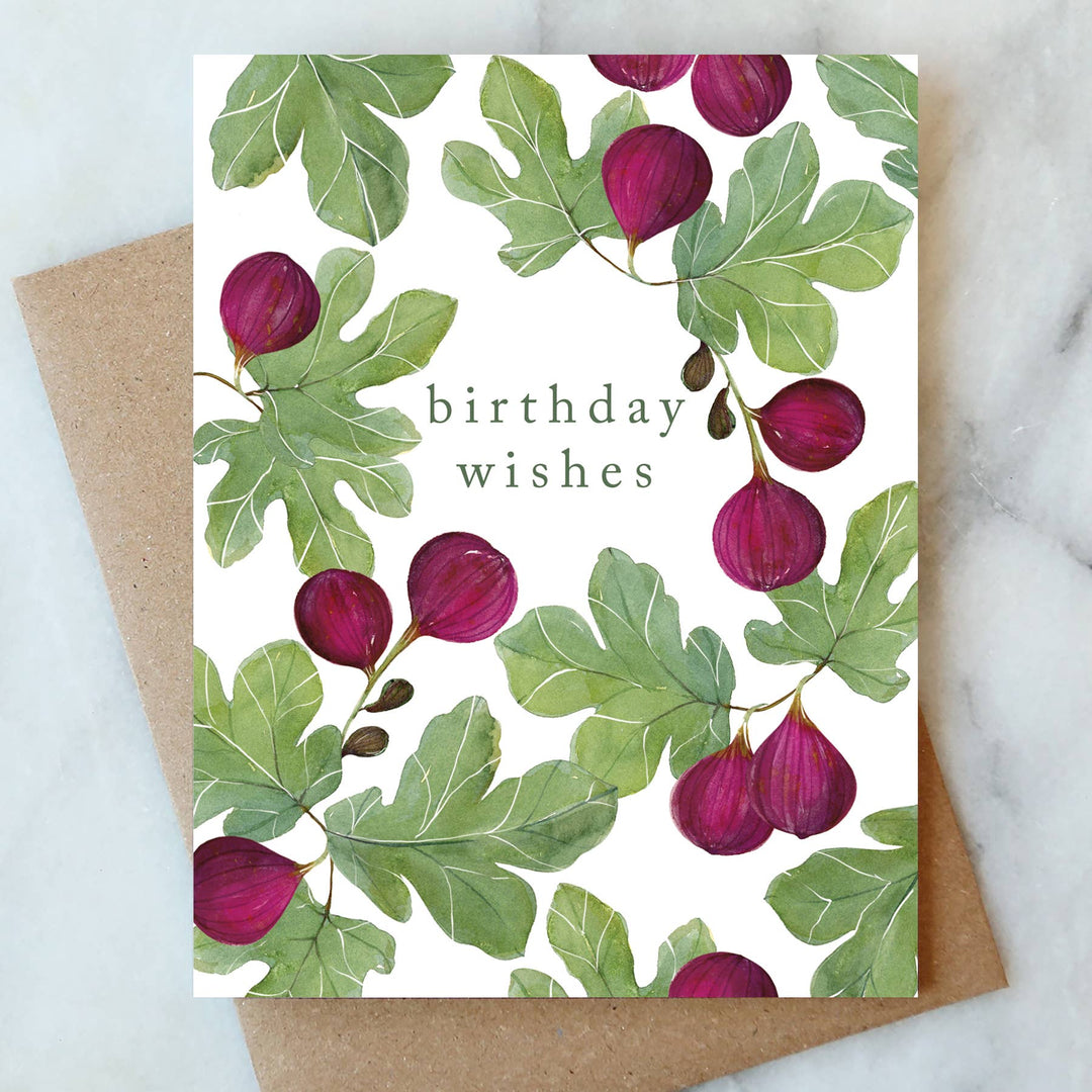Figs Birthday Greeting Card