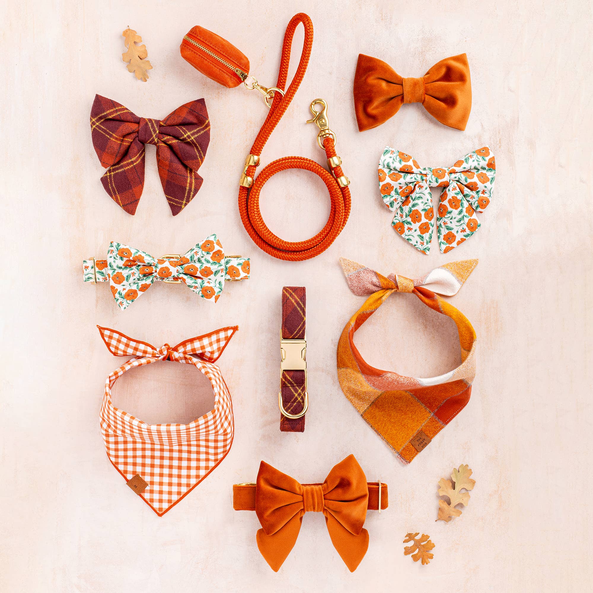 Foggy Dog 'Pumpkin Spice Flannel' Fall Dog Bandana