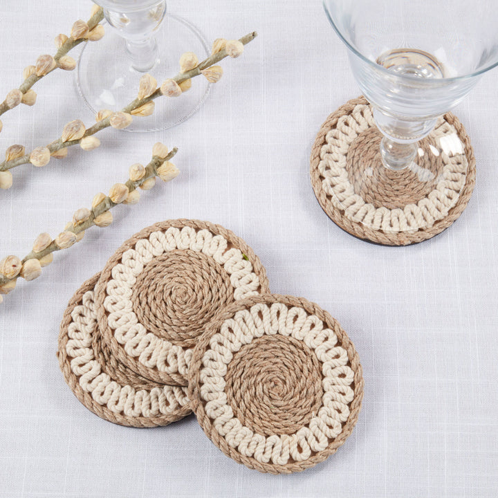 Knotwork Rope Coaster, Set of 4