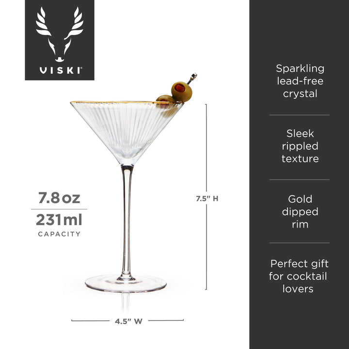Meridian Martini Glasses (Set of 2)