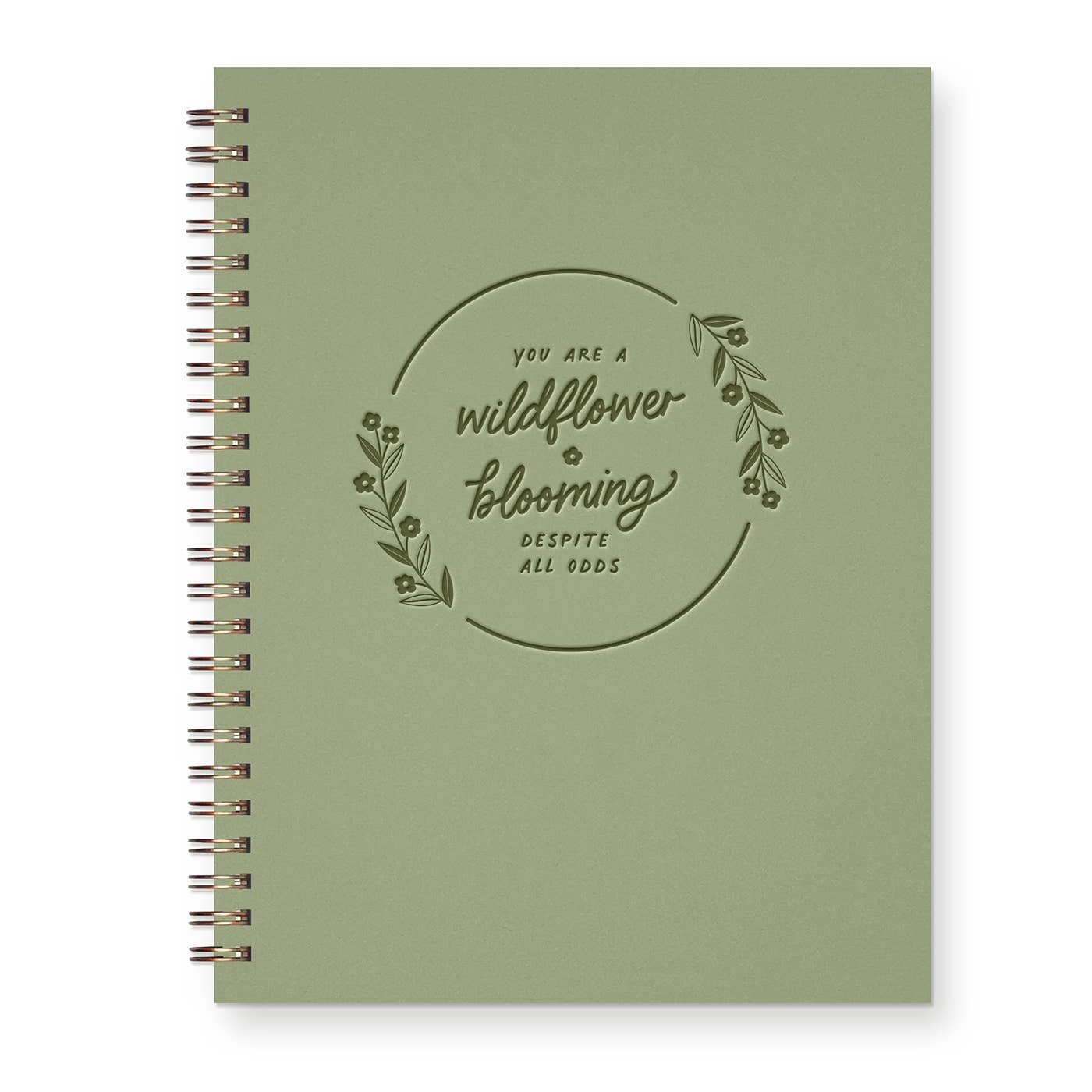 Wildflower Blooming Journal: Lined Notebook - Aloe