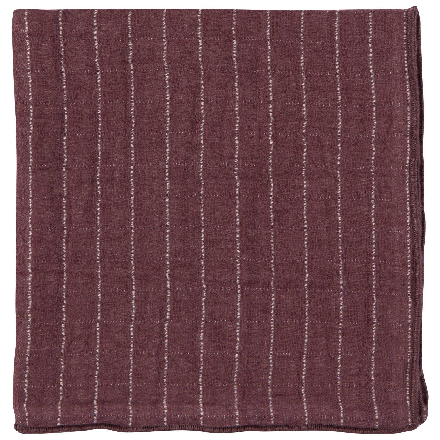 Plum Double Weave Cloth Napkins, Set of 4