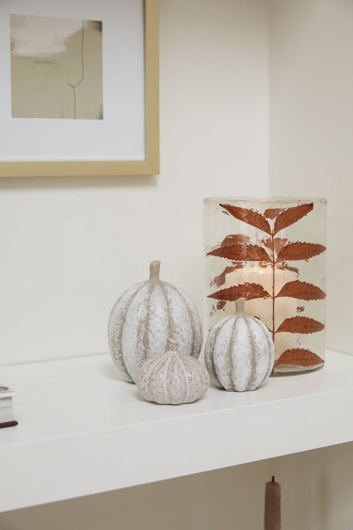 Pumpkin Patch Figurine, Gray