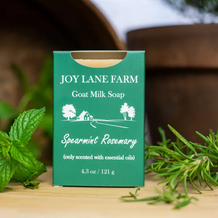 Spearmint Rosemary Goat Milk Soap