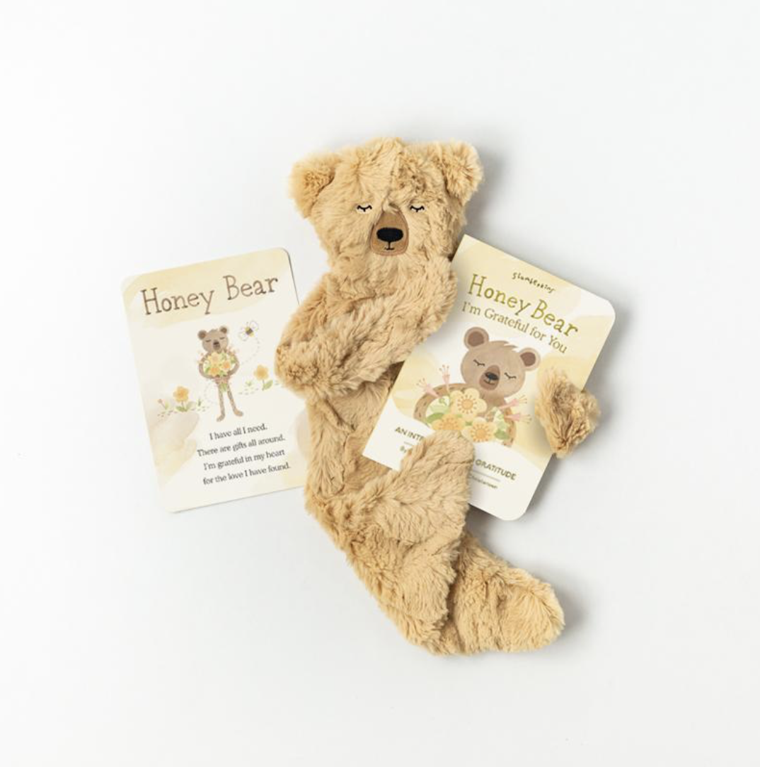 Slumberkins Honey Bear Snuggler - Gratitude