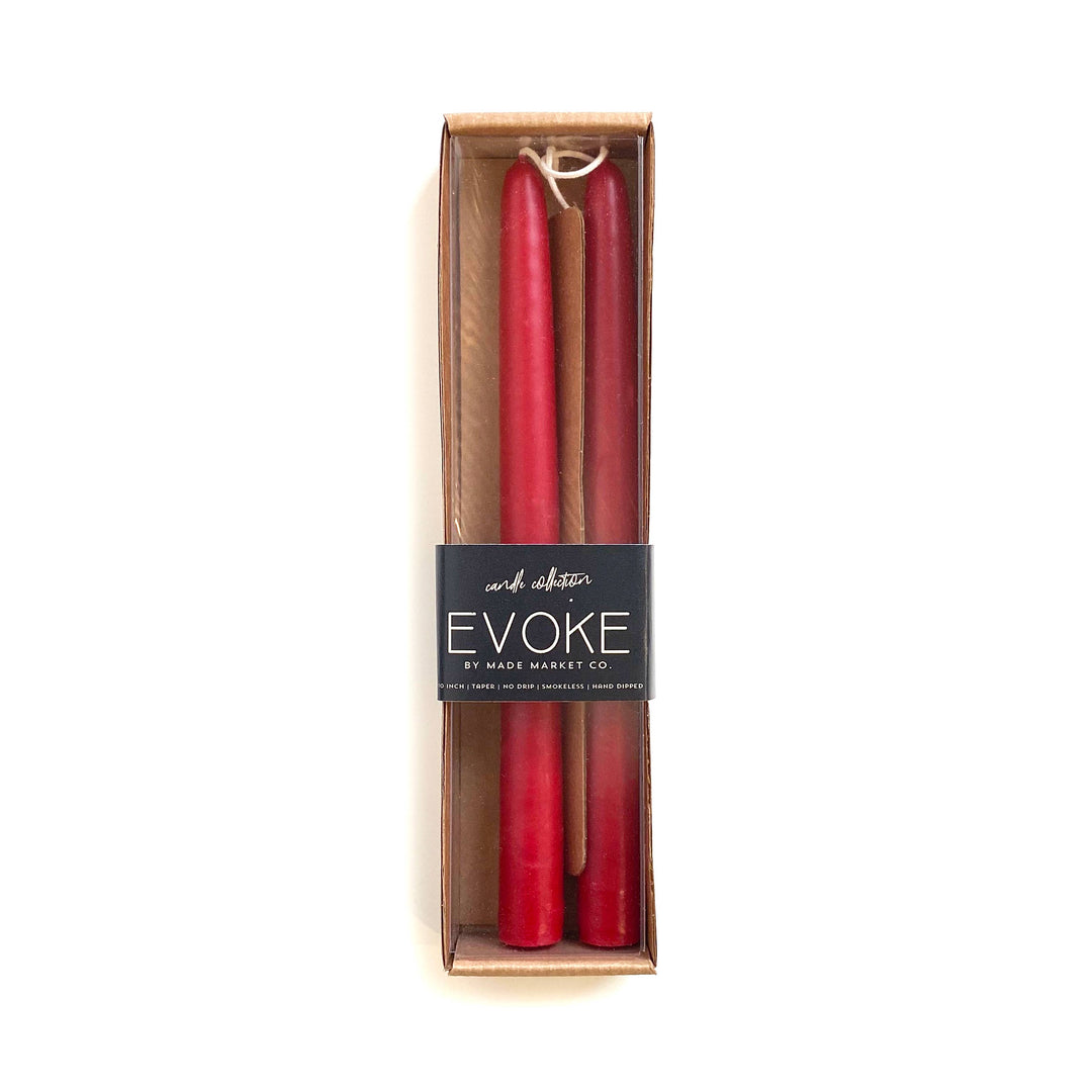 Fiery - Tapered Candles, 10"