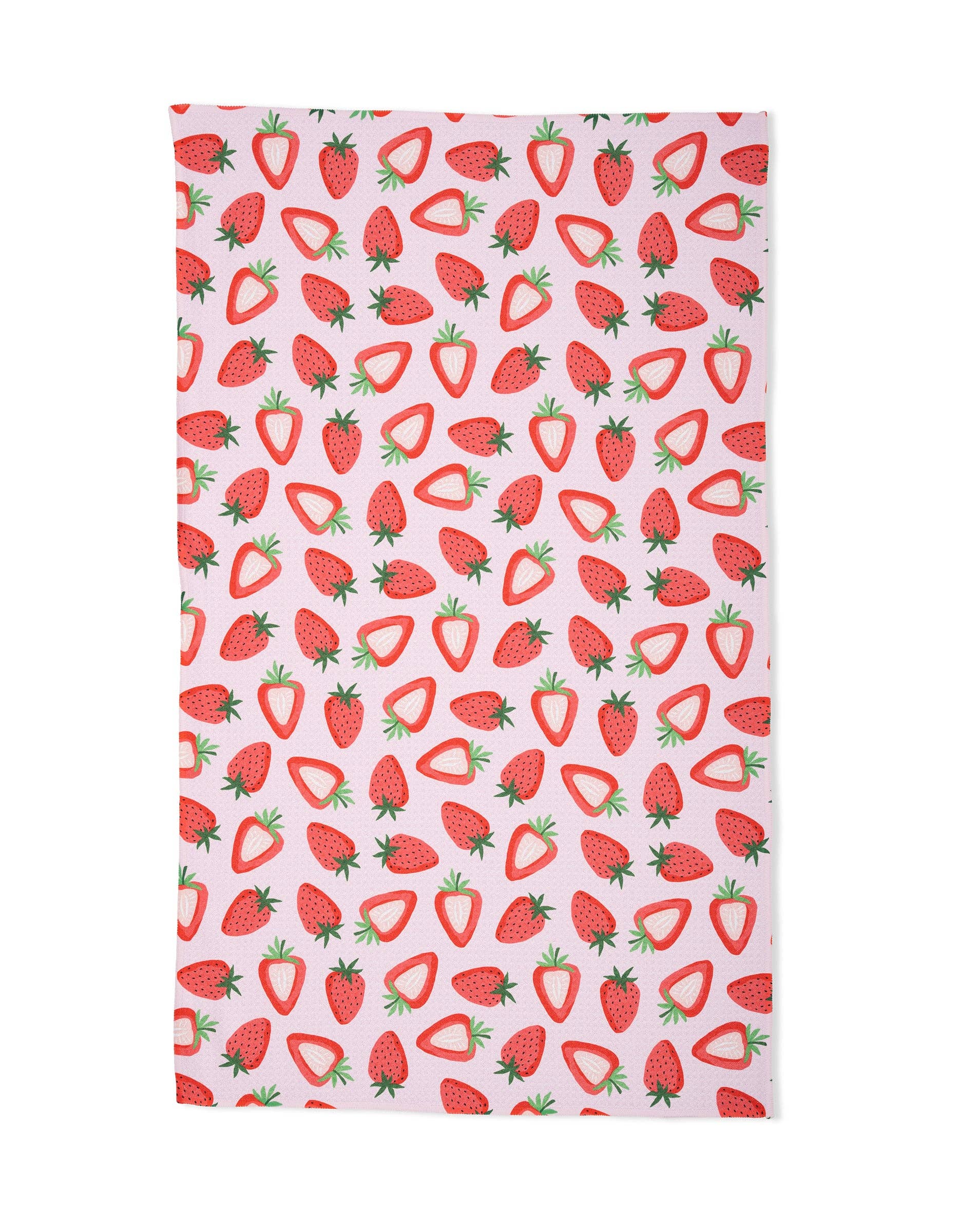 Geometry 'Sweet Strawberry' Kitchen Tea Towel