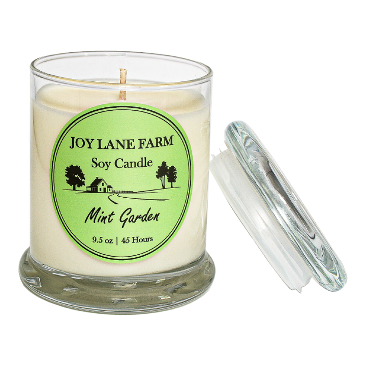 Mint Garden - Non-toxic, Farmhouse, Country, Soy Candle