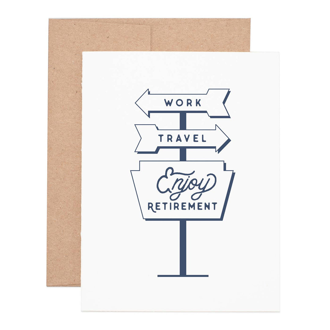 Travel Retirement Everyday Greeting Card