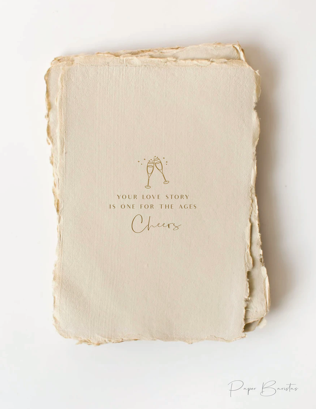 "Your love story is one for the ages!" Wedding Greeting Card