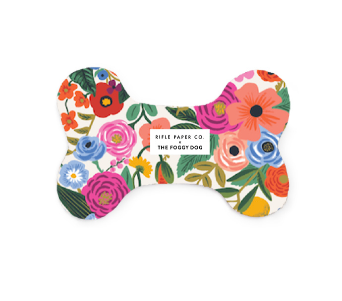 Rifle Paper Co. x TFD Garden Party Dog Bone Squeaky Toy