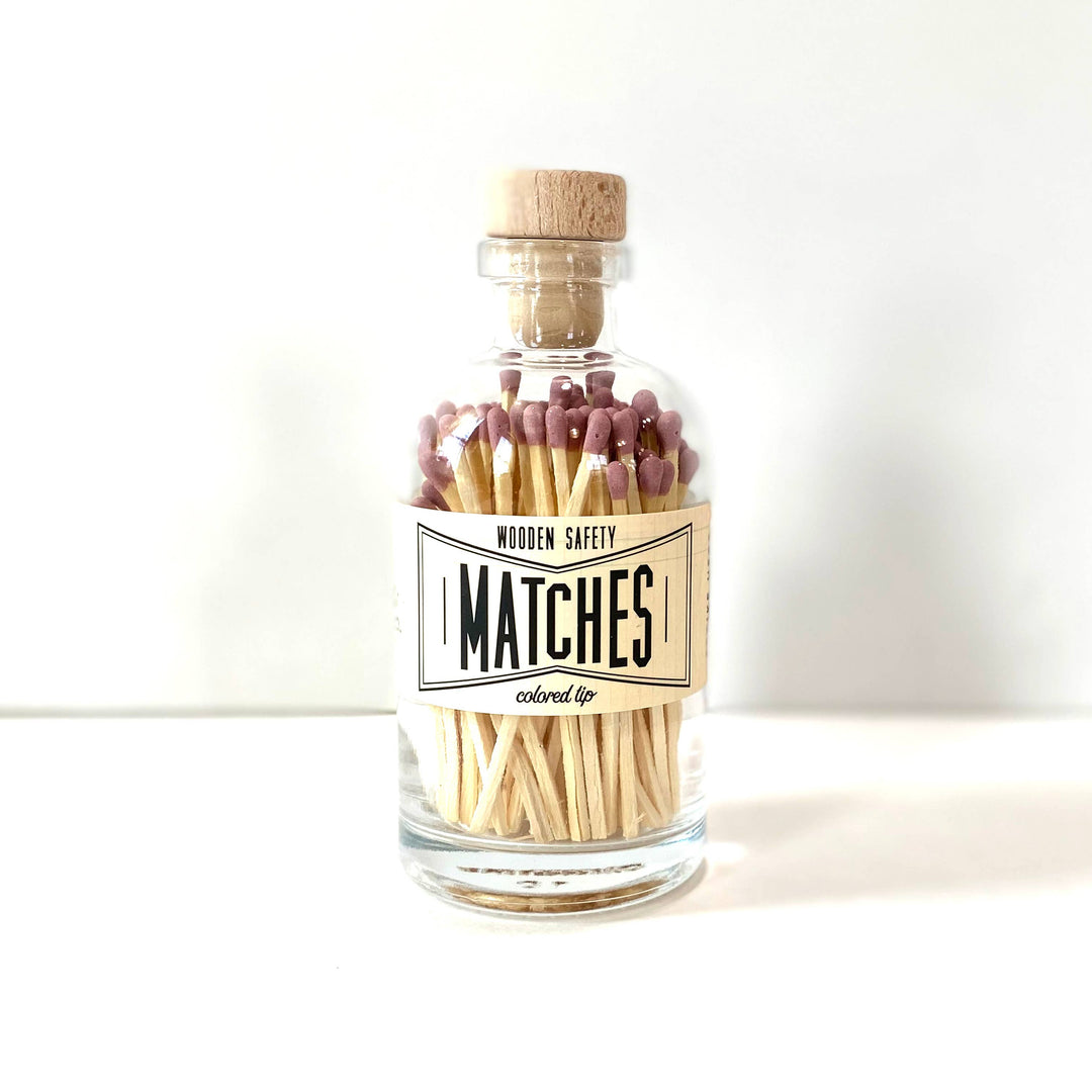 Dusty Rose Vintage Apothecary Matches