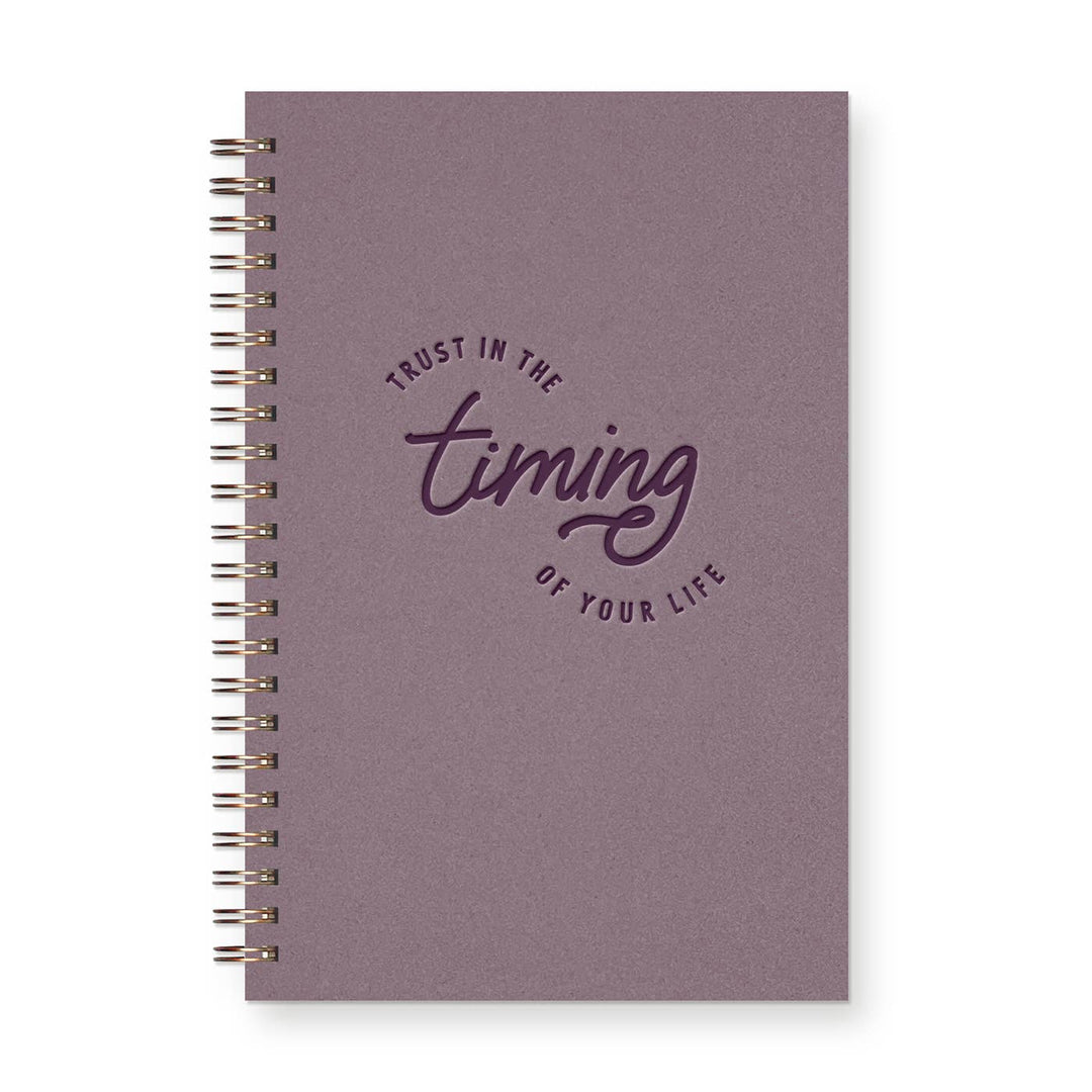 Timing Of Your Life Undated Weekly Planner Journal