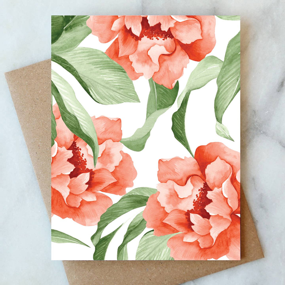 Blooms Blank Card