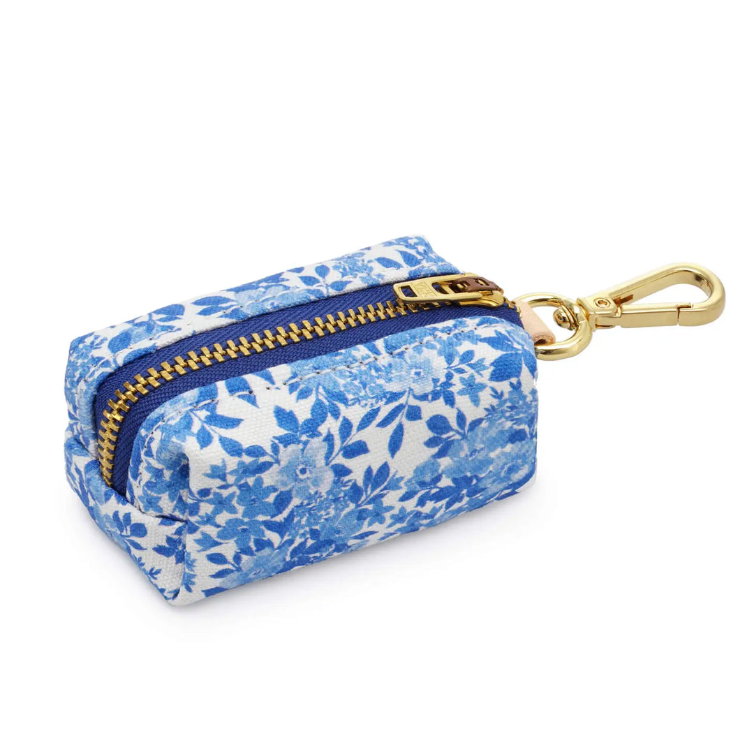 Foggy Dog 'Blue Roses' Spring Poop Bag Dispenser