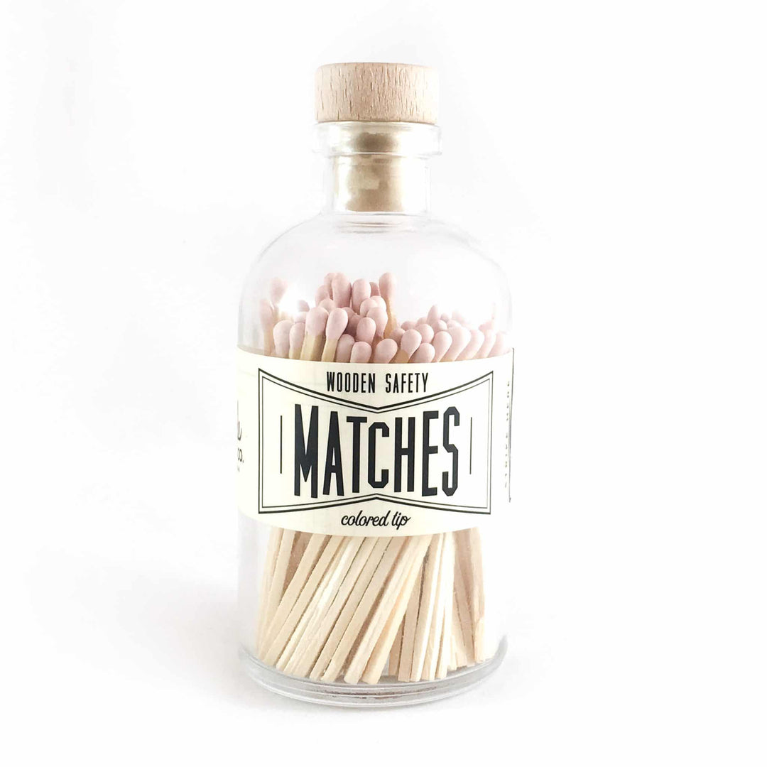 Vintage Apothecary Light Pink Matches