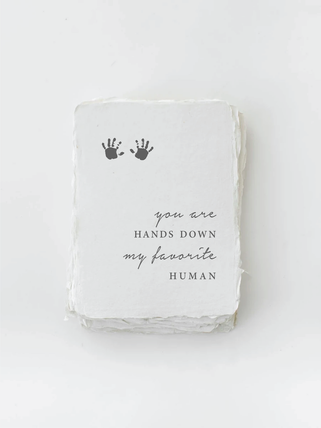 "My Favorite Human" Baby/Mother Card