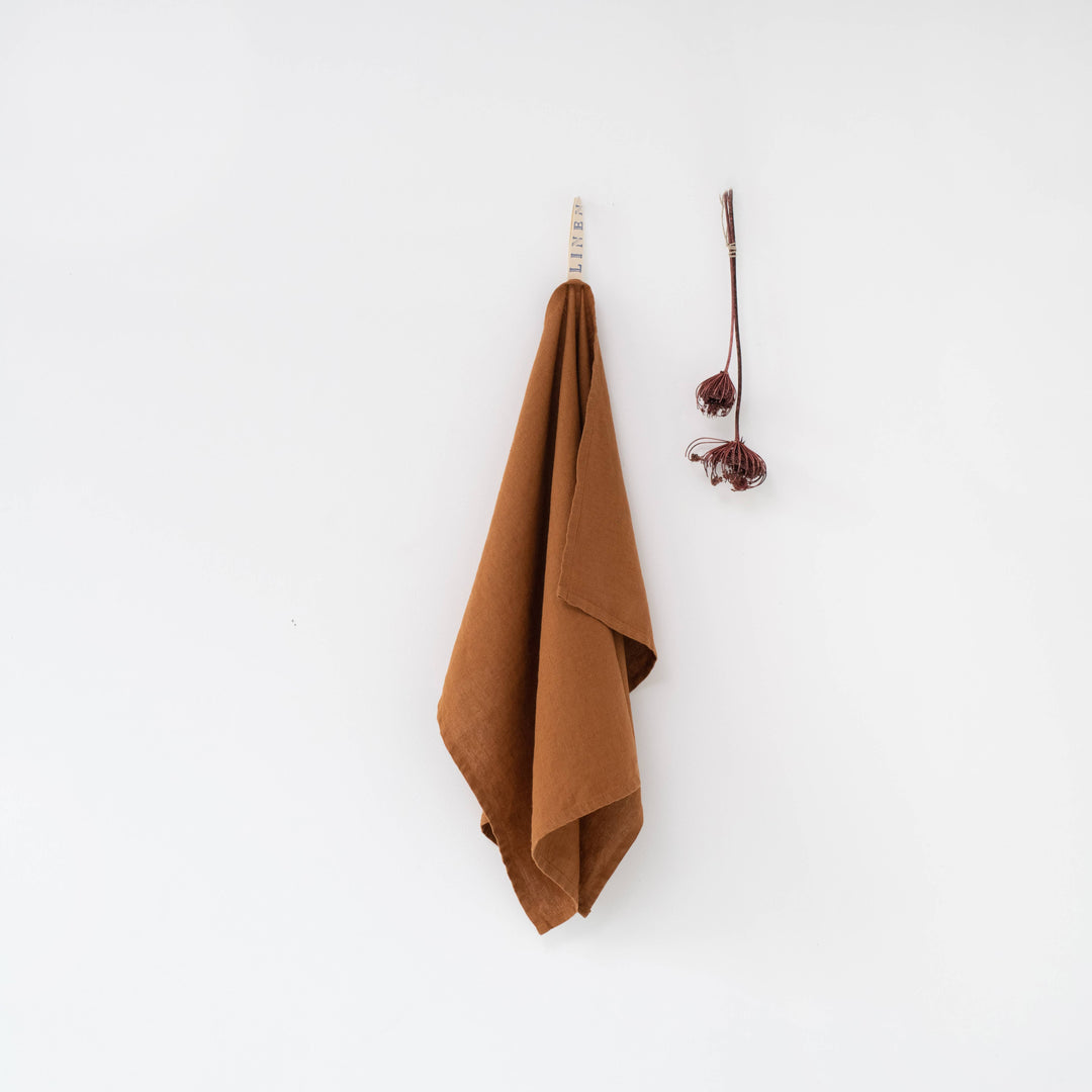 Hazelnut Linen Kitchen Towel