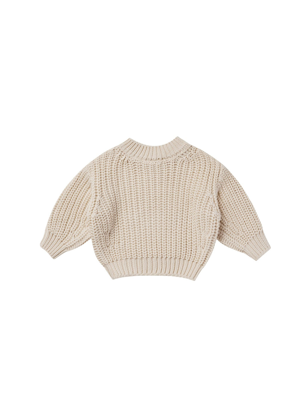 Quincy Mae chunky knit sweater | natural