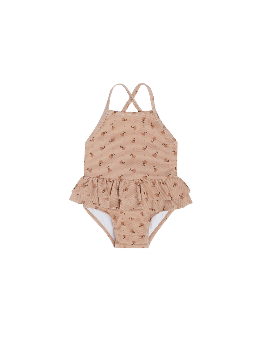 Quincy Mae ruffled ONE-PIECE swimsuit | tulips