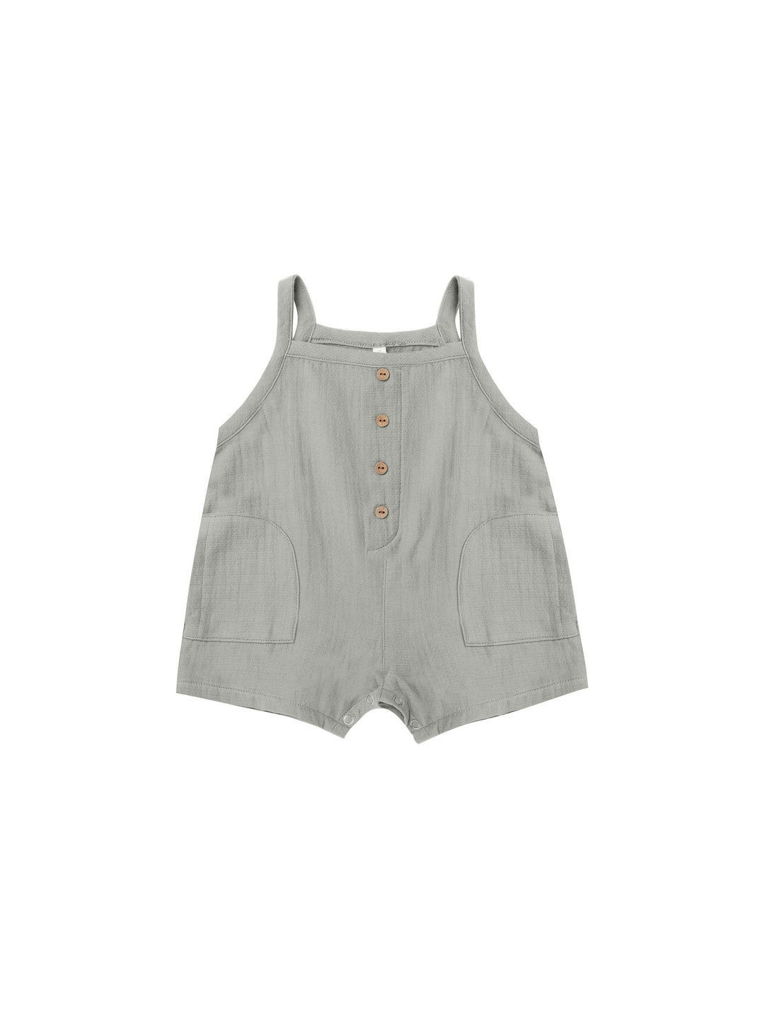 Quincy Mae finn romper | sky