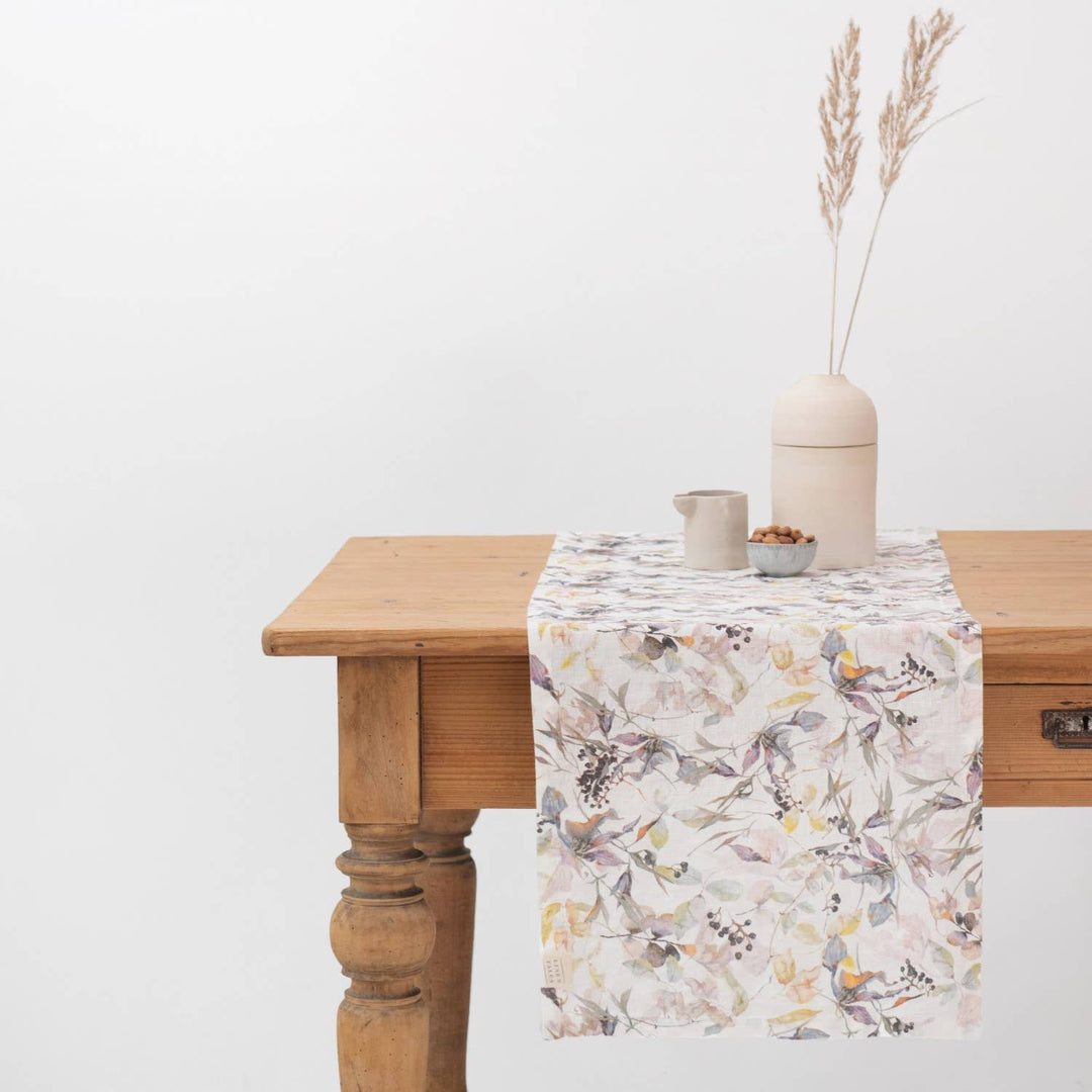 Meadow Linen Table Runner, 79"