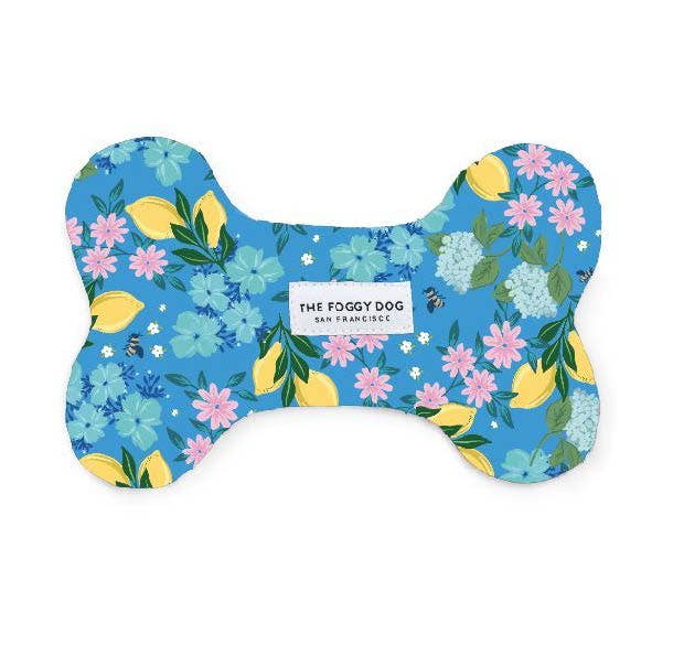 Foggy Dog 'Bees in Bloom Simplified®' Dog Bone Squeaky Toy