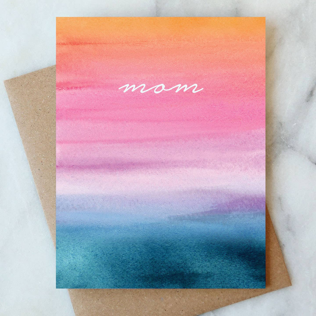 Mom Watercolor Card