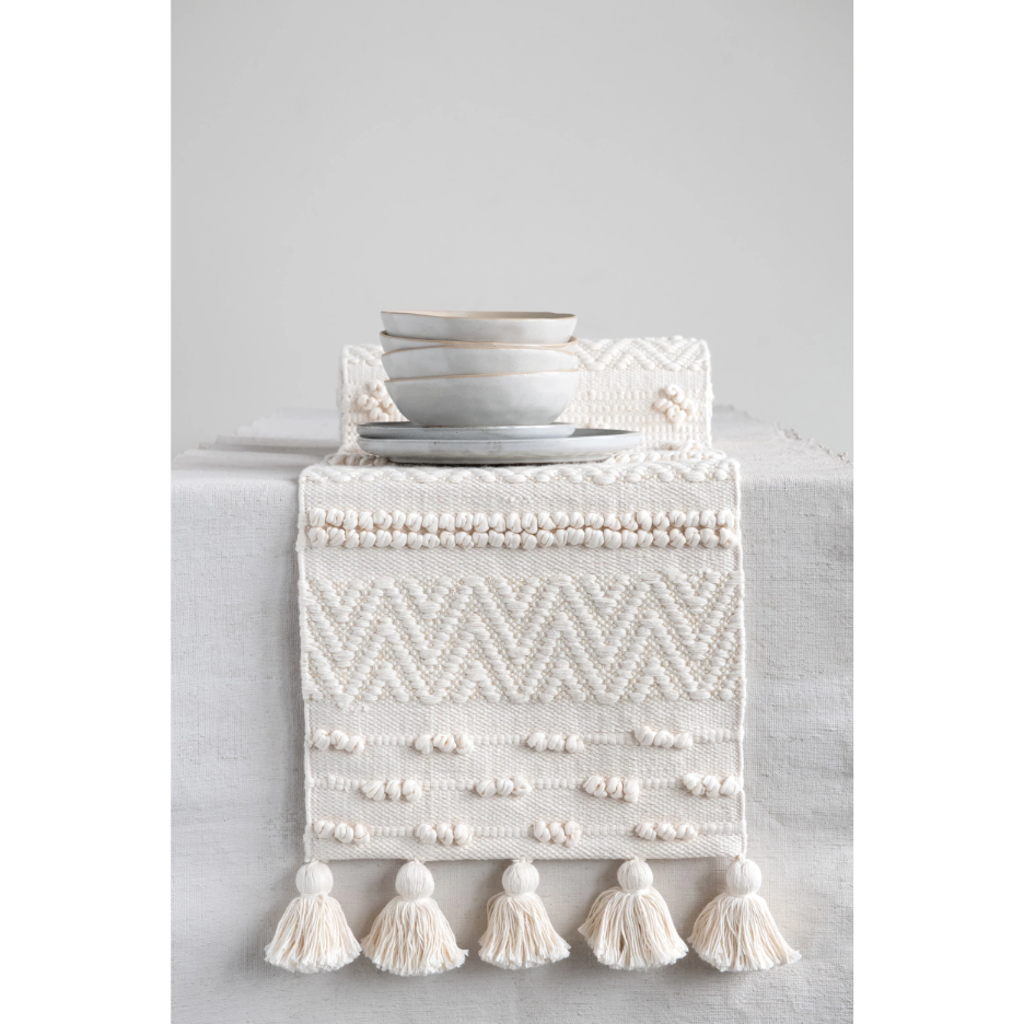 Cotton Blend Table Runner