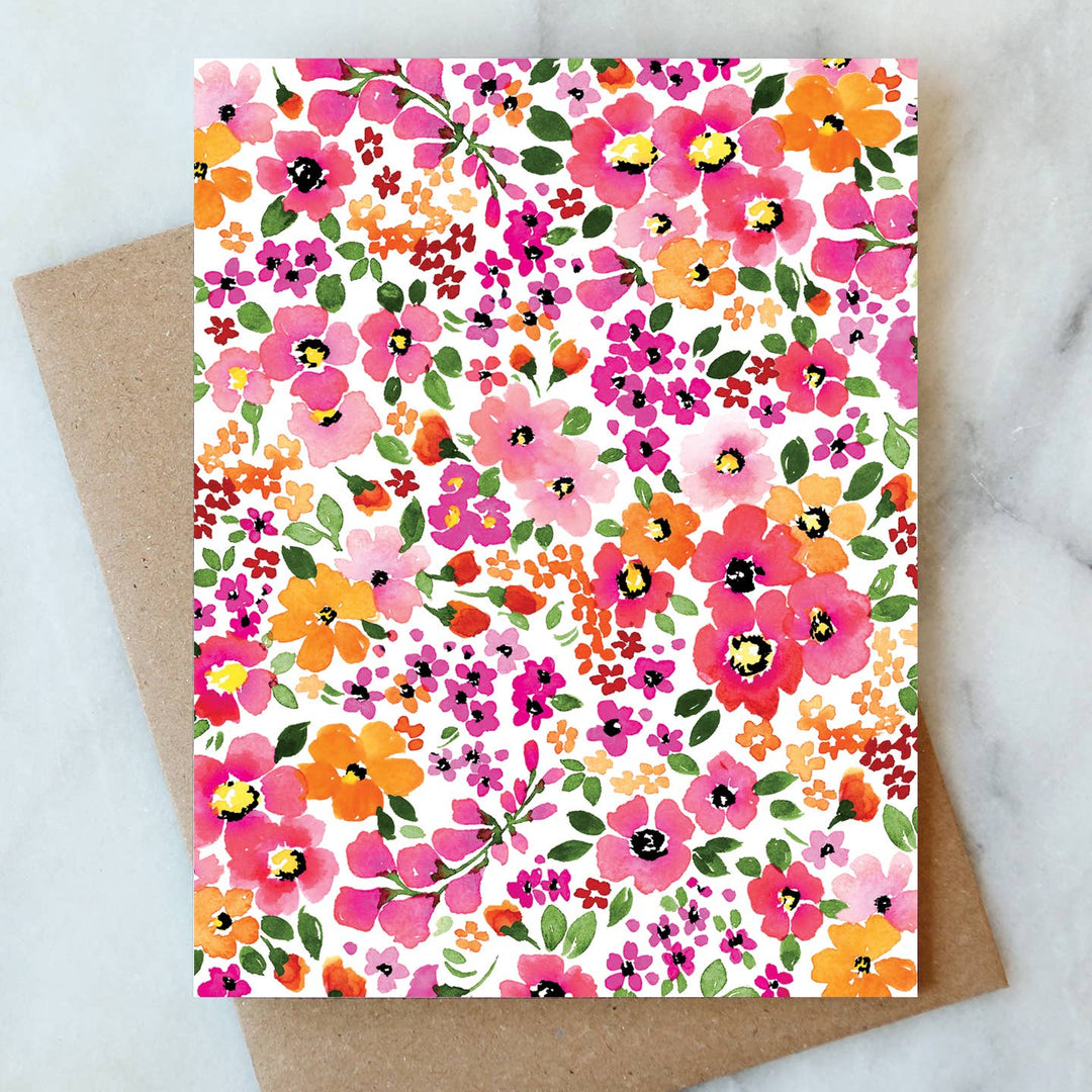 Ditzy Floral Blank Cards - Set of 6