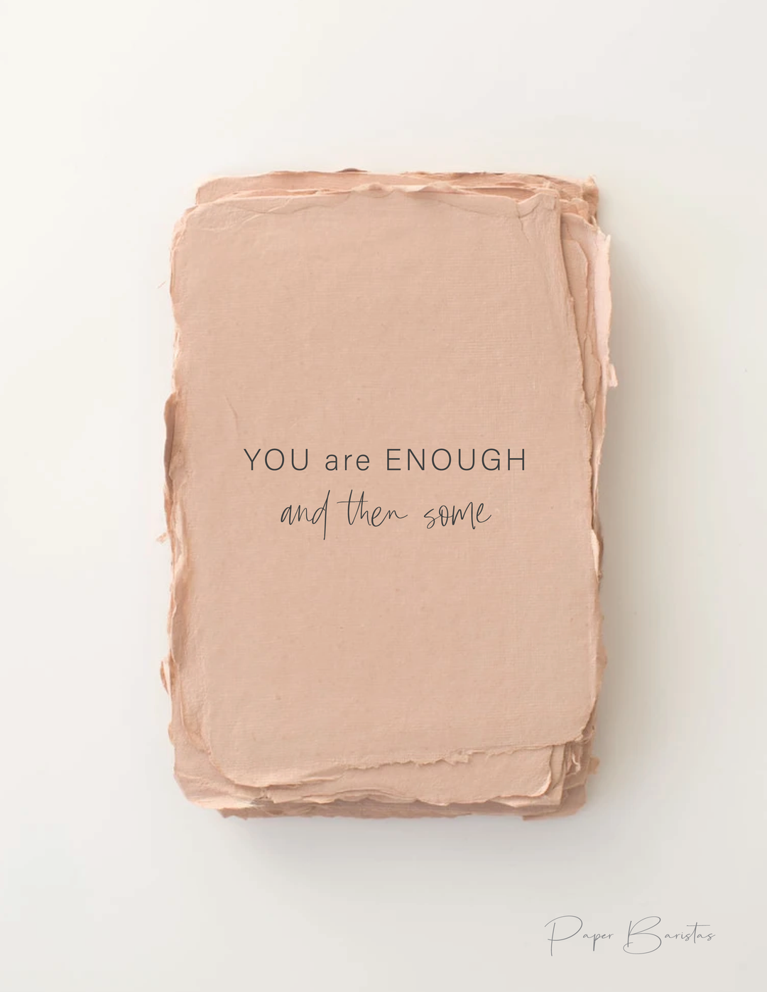 "You are Enough" Friendship Encouragement Greeting Card