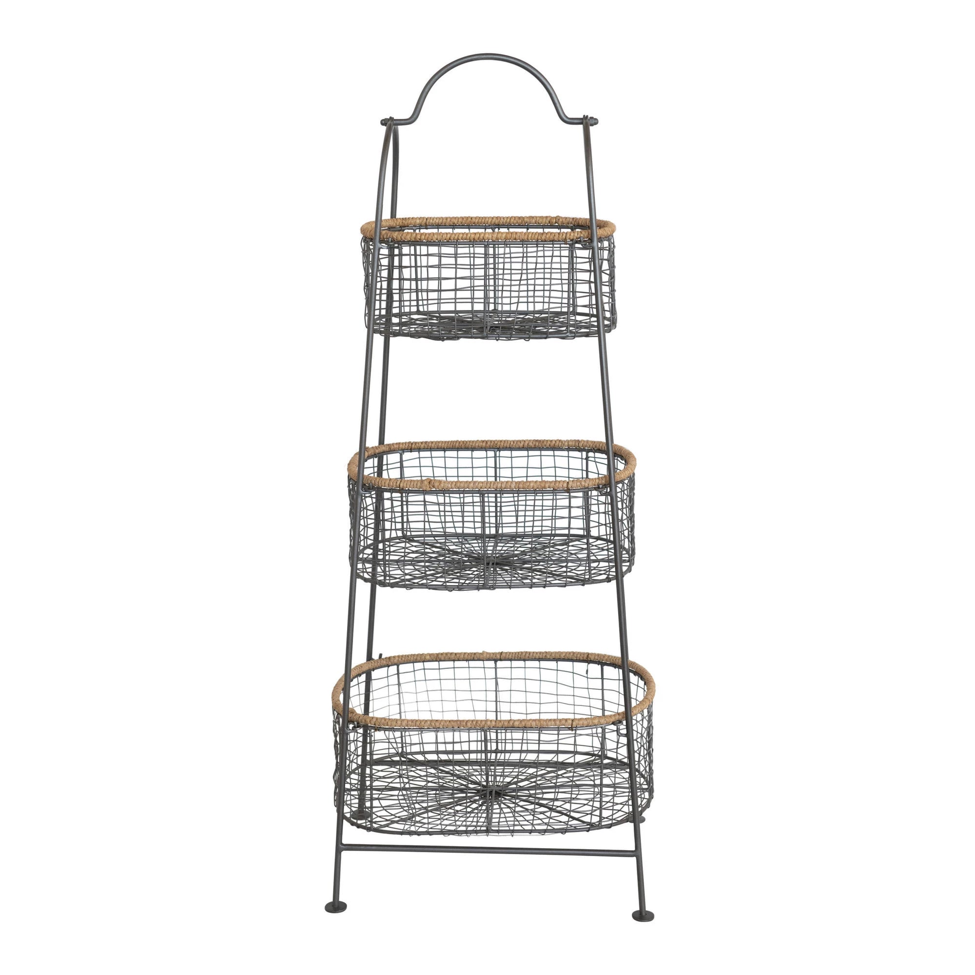 3-Tier Stand with Removable Baskets