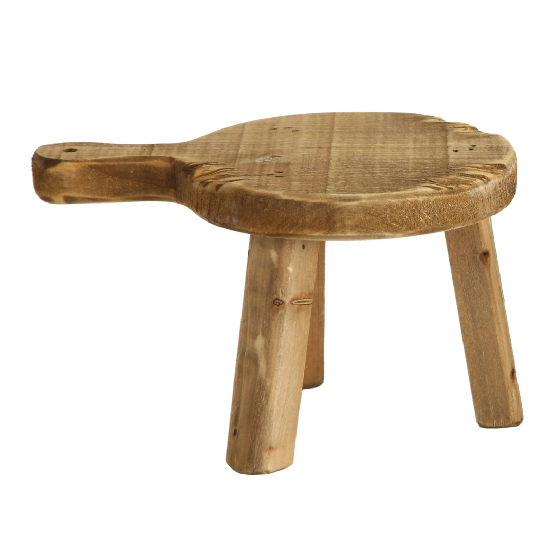 Wood Pedestal, Round