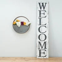 Small Round Metal Flower Pot